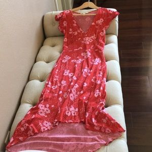 Midi Floral Dress from Banana Republic